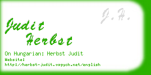 judit herbst business card
